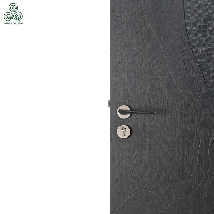 custom Ravine Texture Single Wood Door