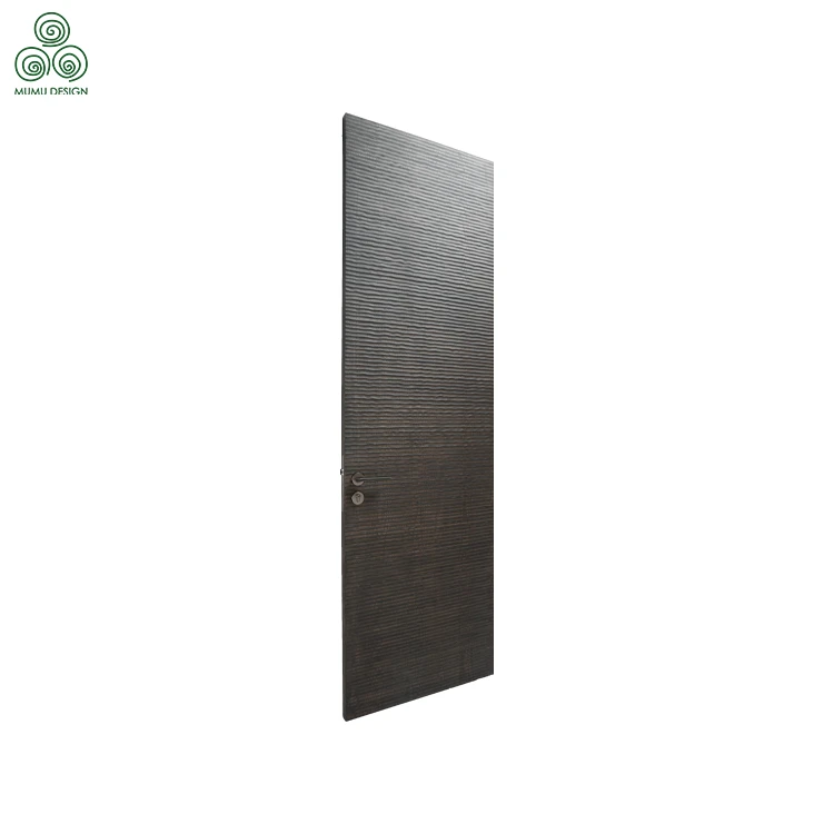 Ripple Texture Solid Wood Door