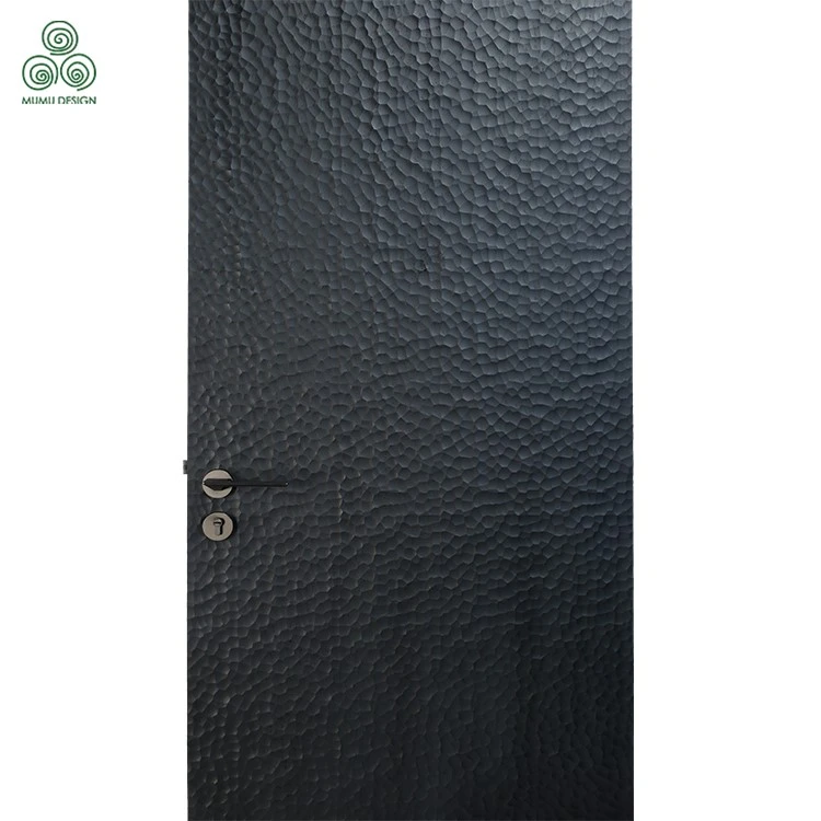 custom Hammered Texture Solid Wood Door