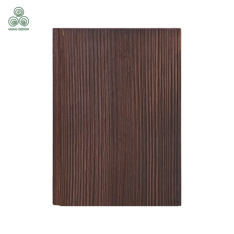 Dark Brown Shou Sugi Ban