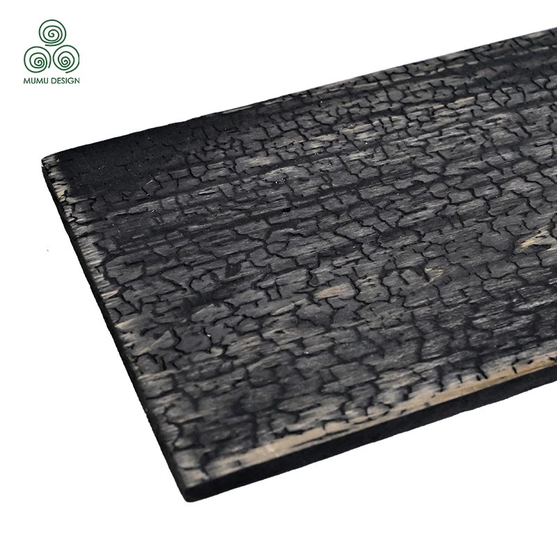 Charred Crackle Shou Sugi Ban