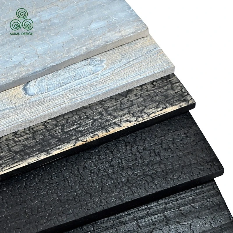 Rustic Black Burnt Wood Boards Rustic Black Burnt Wood Boards