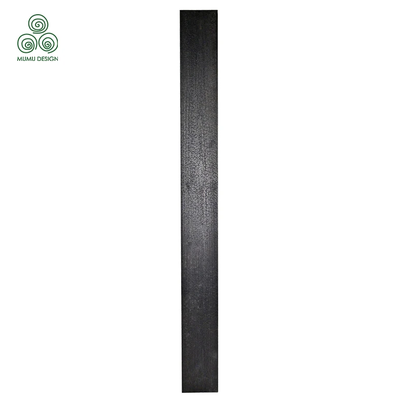 Deep Black Strip Shou Sugi Ban