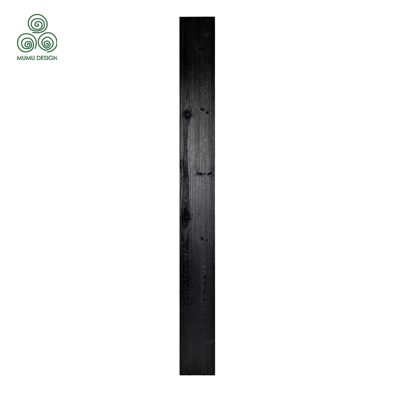 Matte Black Strip Shou Sugi Ban