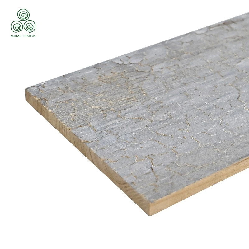 best Light Silver Crack Shou Sugi Ban