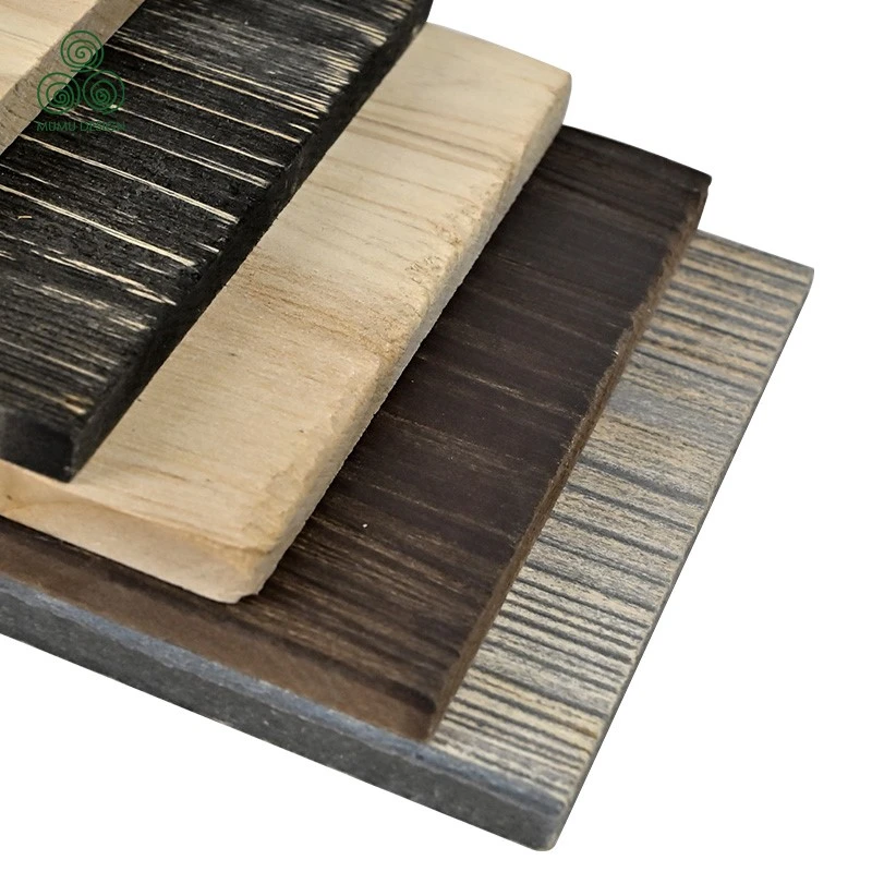 Light Silver Crack Shou Sugi Ban factoy Light Silver Crack Shou Sugi Ban factoy