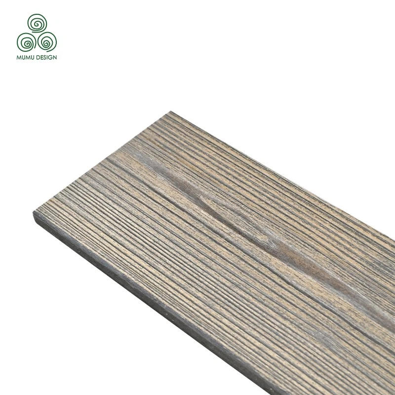 Grey-Washed Shou Sugi Ban Long Strip Panel Grey-Washed Shou Sugi Ban Long Strip Panel