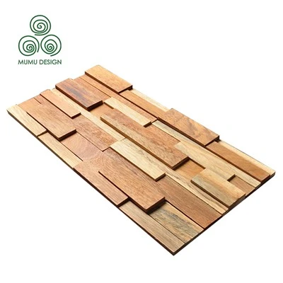 3D Mosaic Wood Panels-MUMU DESIGN